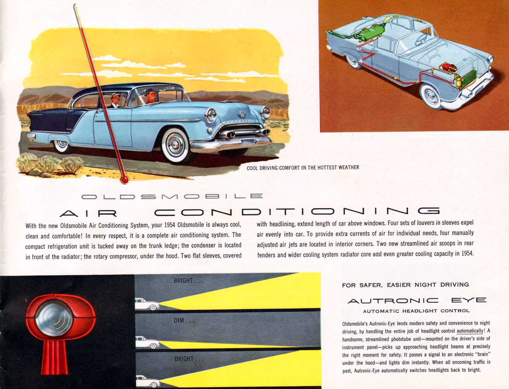 1954 Oldsmobile Motor Cars Brochure Page 17